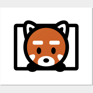 Red Panda Box Bambu Brand Cute Kawaii Anime Manga Animal Posters and Art